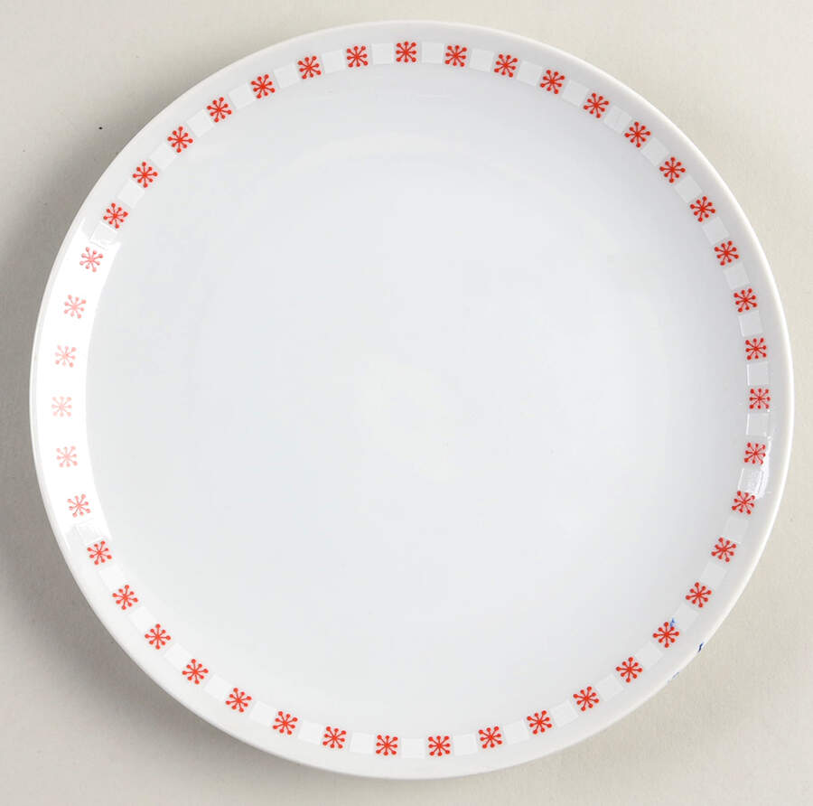 Champagne Red Salad Plate by Mikasa-1