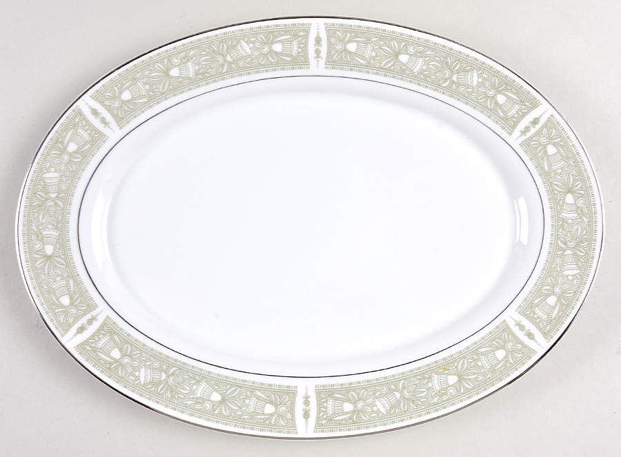 Chapel 12" Oval Serving Platter by Mikasa-1