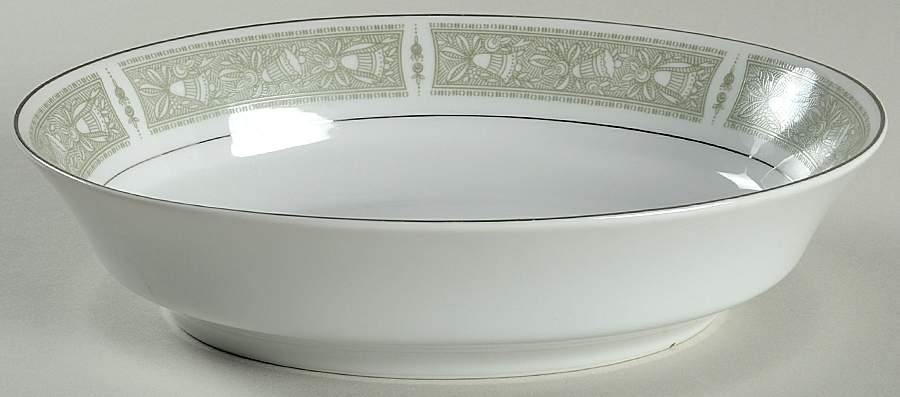 Chapel 9" Oval Vegetable Bowl by Mikasa-1