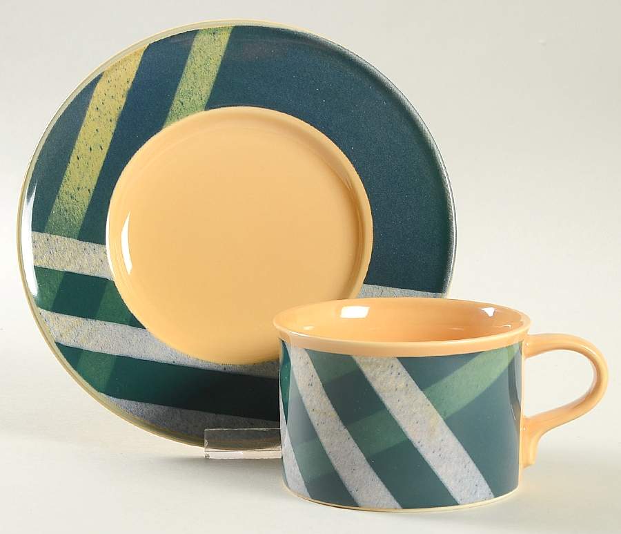Chapperal Flat Cup & Saucer Set by Mikasa-1