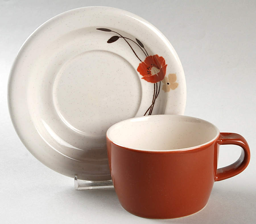 Charisma Flat Cup & Saucer Set by Mikasa-1
