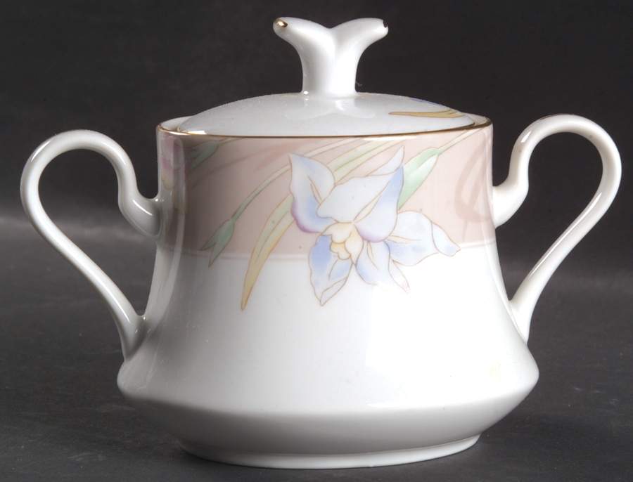 Charisma Beige Sugar Bowl & Lid by Mikasa-1