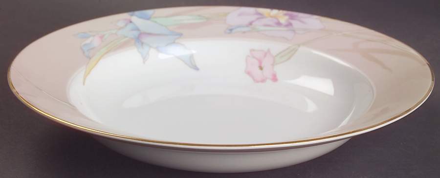 Charisma Beige Rim Soup Bowl by Mikasa-1