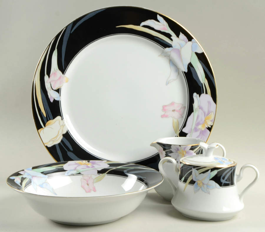 Charisma Black 5 Piece Hostess Set by Mikasa-1