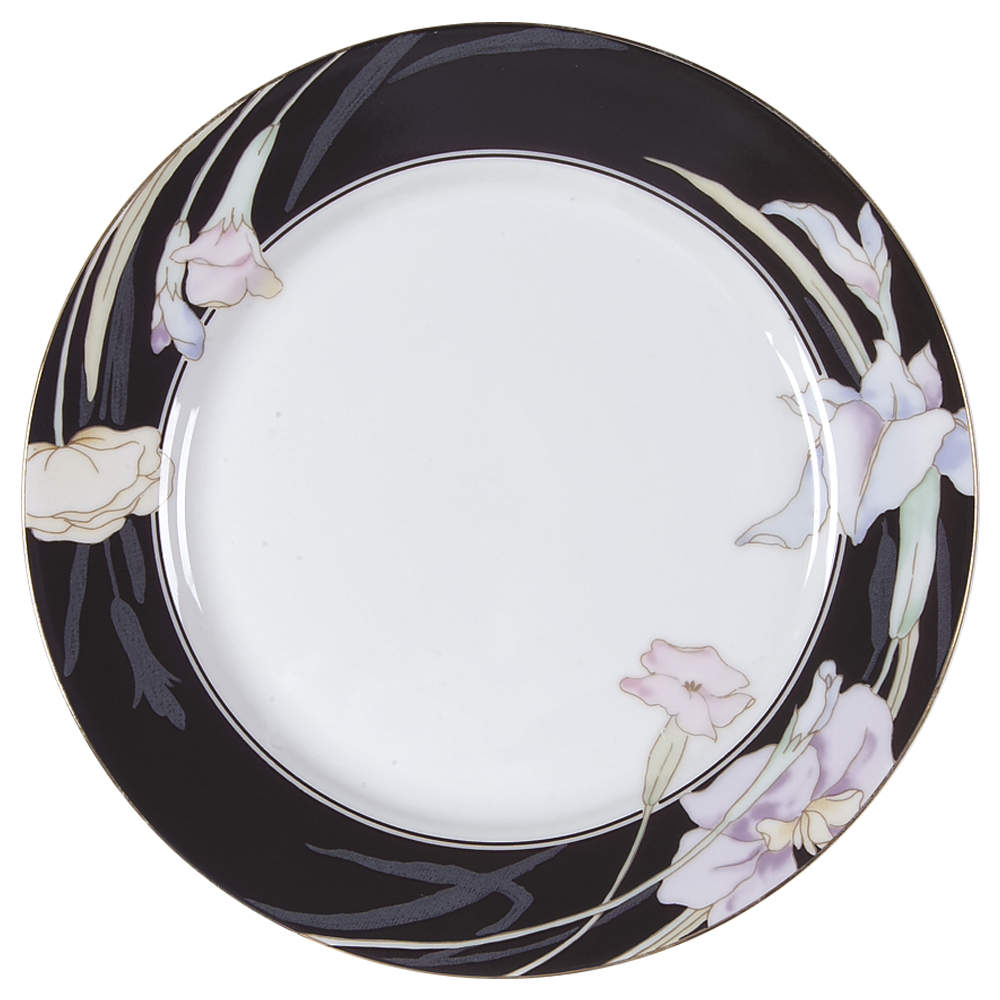 Charisma Black Salad Plate by Mikasa-1