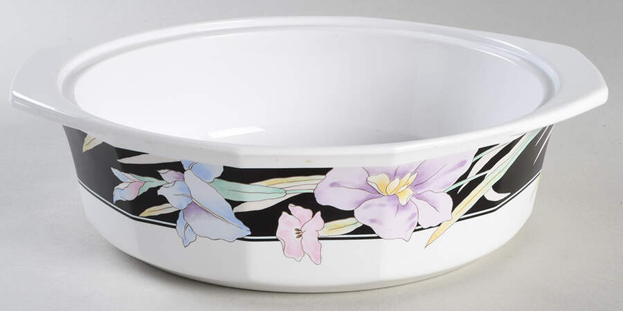 Charisma Black 1.25 Qt Round Casserole No Lid by Mikasa-1
