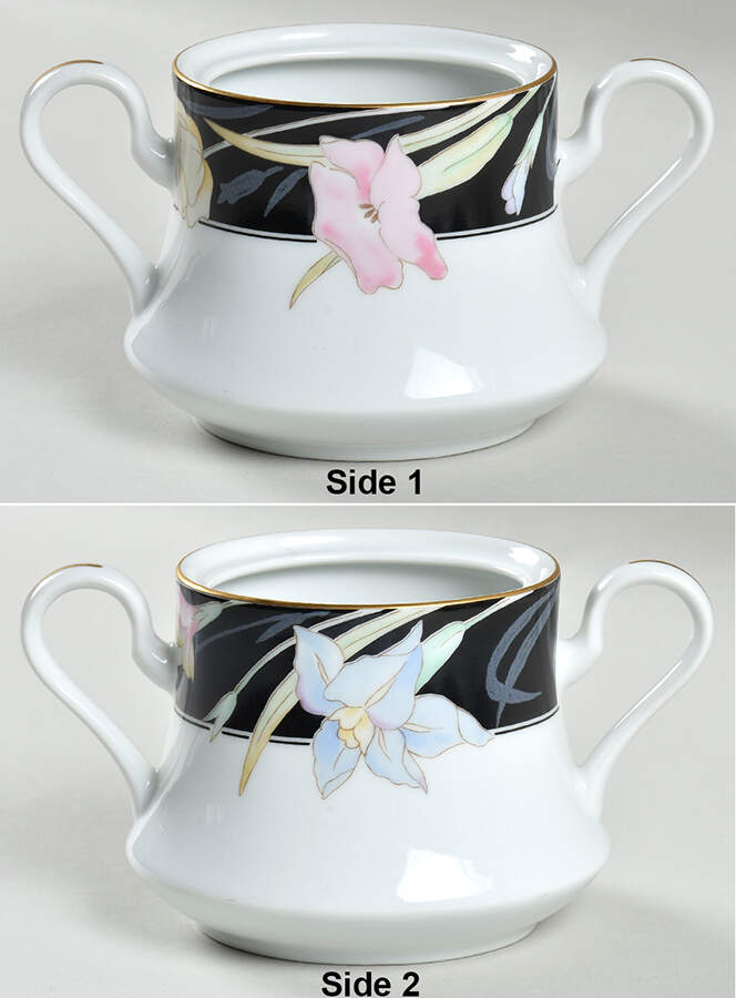 Charisma Black Sugar Bowl No Lid by Mikasa-1