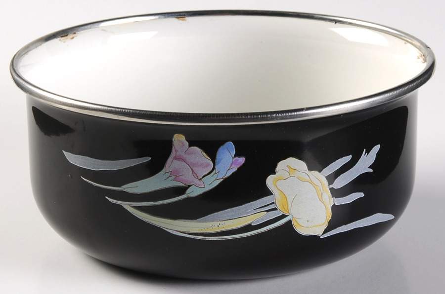 Charisma Black 5 3/4" Metal Bowl by Mikasa-1