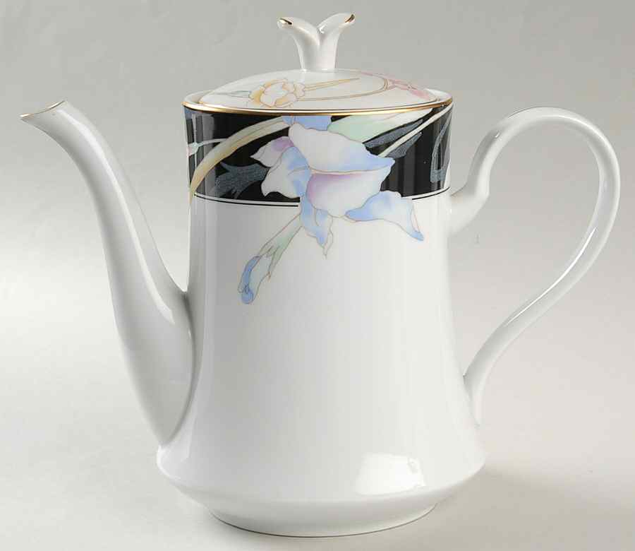 Charisma Black Coffee Pot & Lid by Mikasa-1