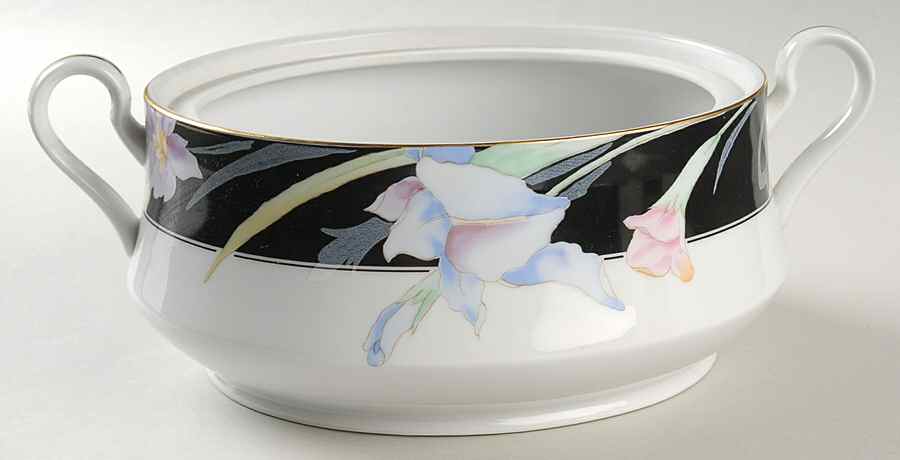 Charisma Black Oval Vegetable No Lid by Mikasa-1