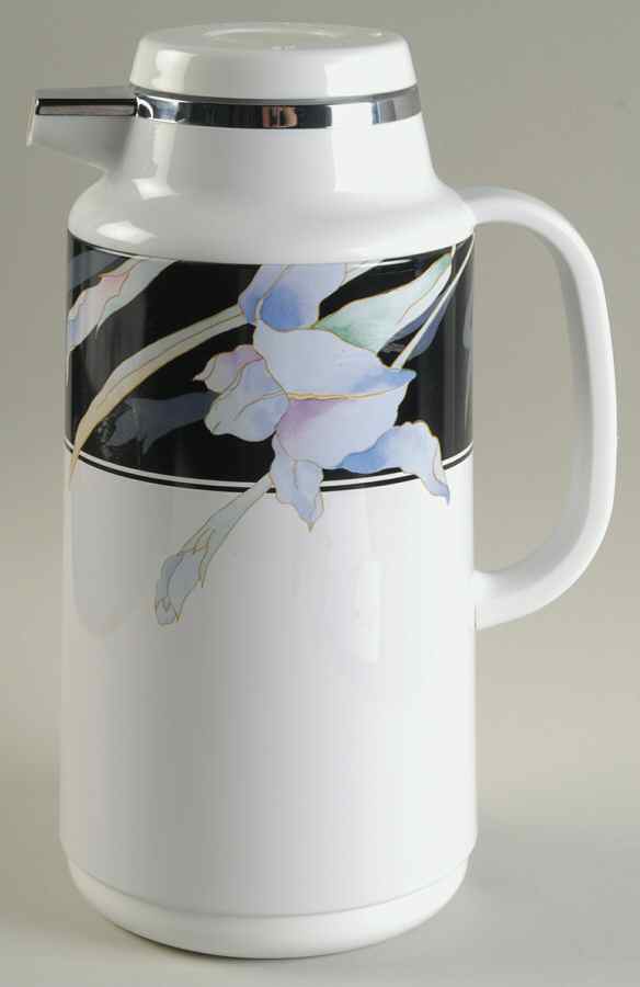 Charisma Black Plastic Thermos/Carafe & Lid by Mikasa-1