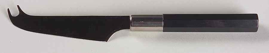 Charisma Black Cheese Knife with Stainless Blade by Mikasa-1