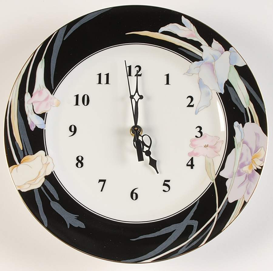 Charisma Black 1-2" depth  Clock Plate HC by Mikasa-1
