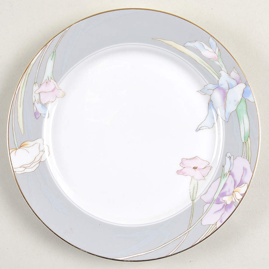 Charisma Gray Salad Plate by Mikasa-1