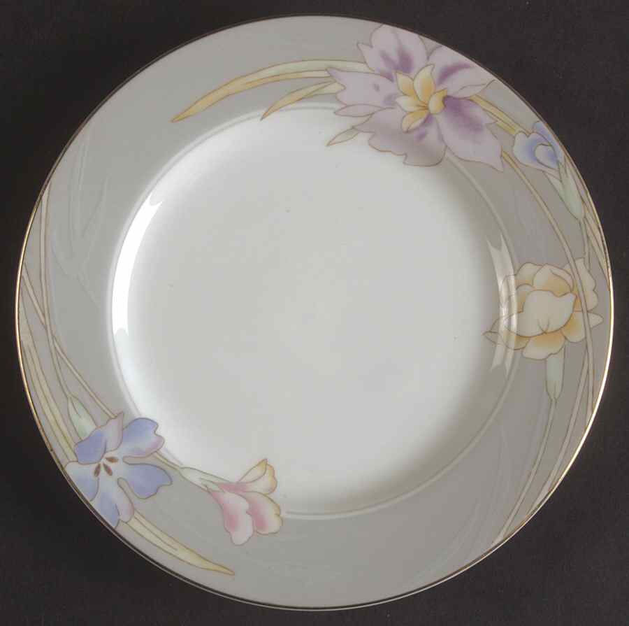 Charisma Gray Bread & Butter Plate by Mikasa-1