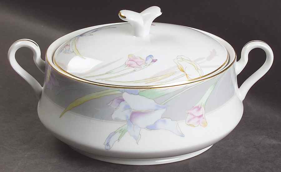 Charisma Gray Oval Covered Vegetable by Mikasa-1