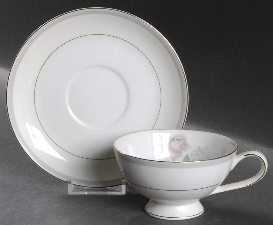 Charm Footed Cup & Saucer Set by Mikasa-1