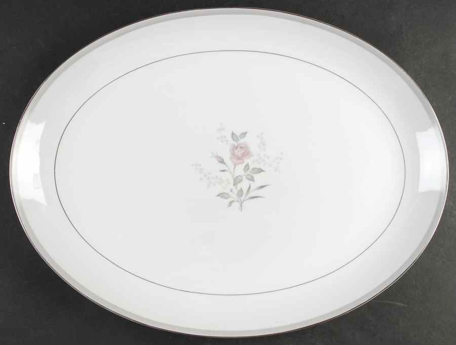 Charm 16" Oval Serving Platter by Mikasa-1