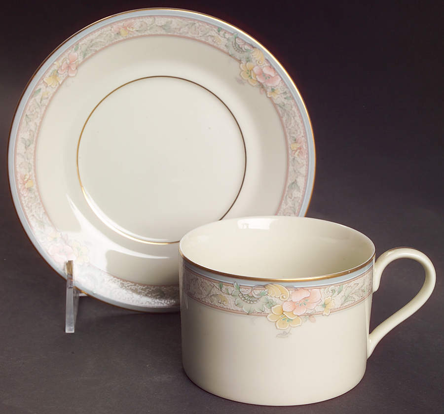 Charmaine Flat Cup & Saucer Set by Mikasa-1