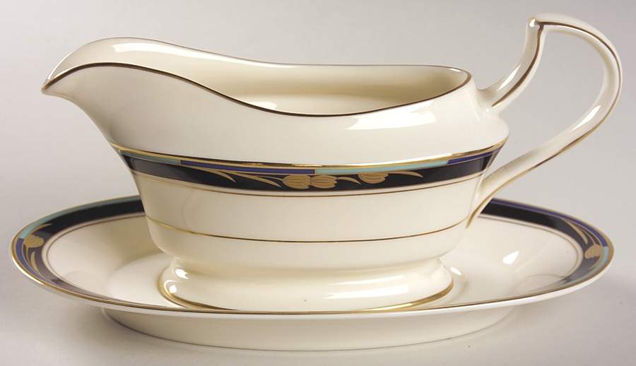 Chatelaine Gravy Boat & Underplate by Mikasa-1