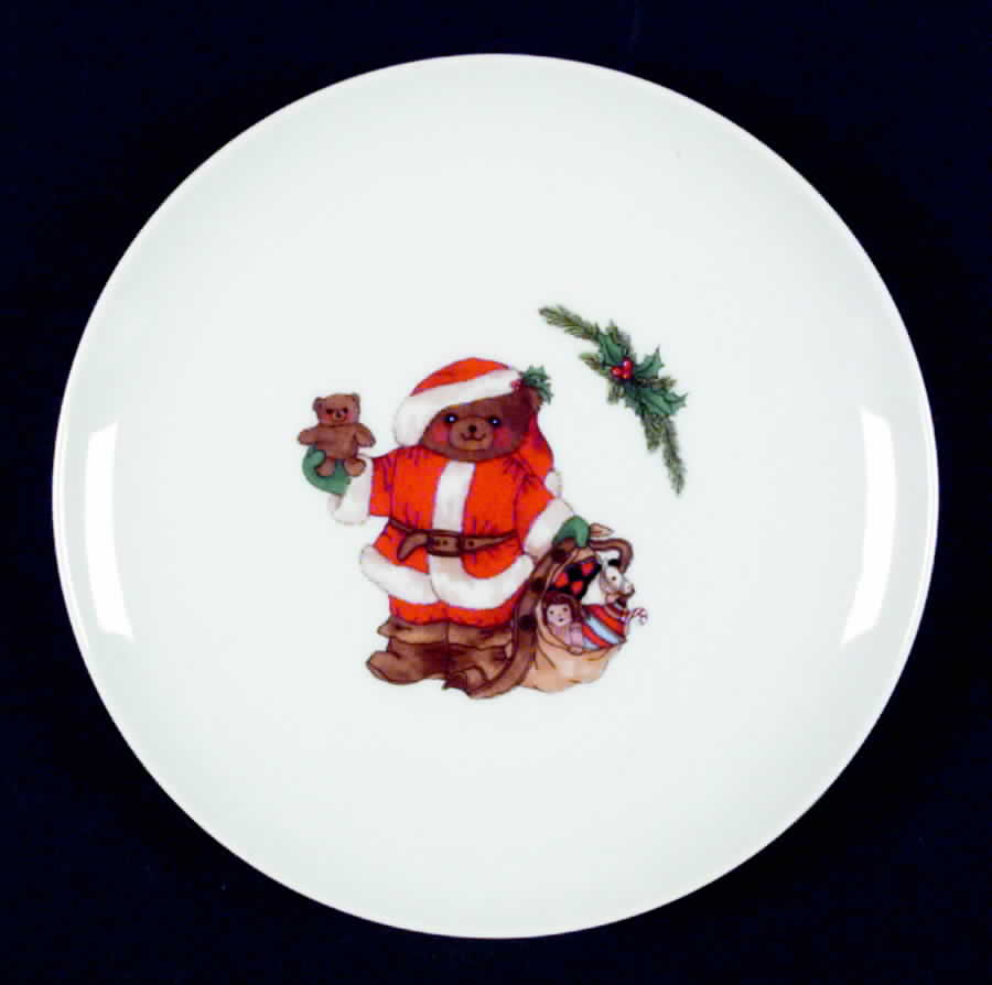 Christmas Bear Salad Plate by Mikasa-1