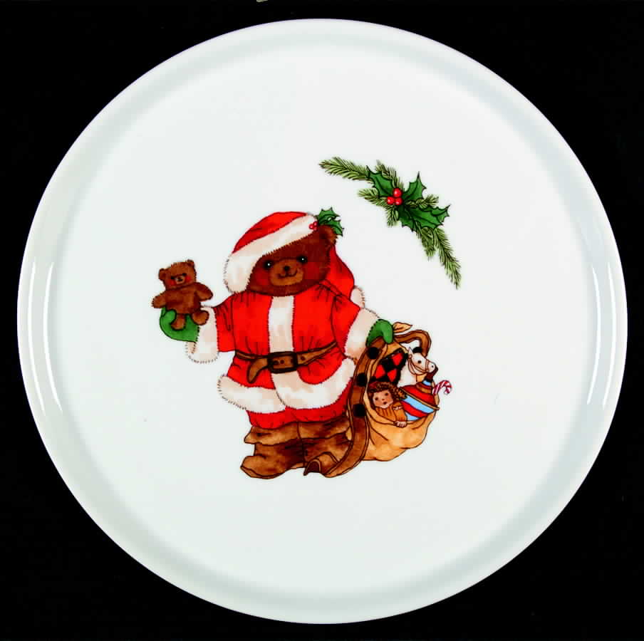 Christmas Bear Cake Plate by Mikasa-1
