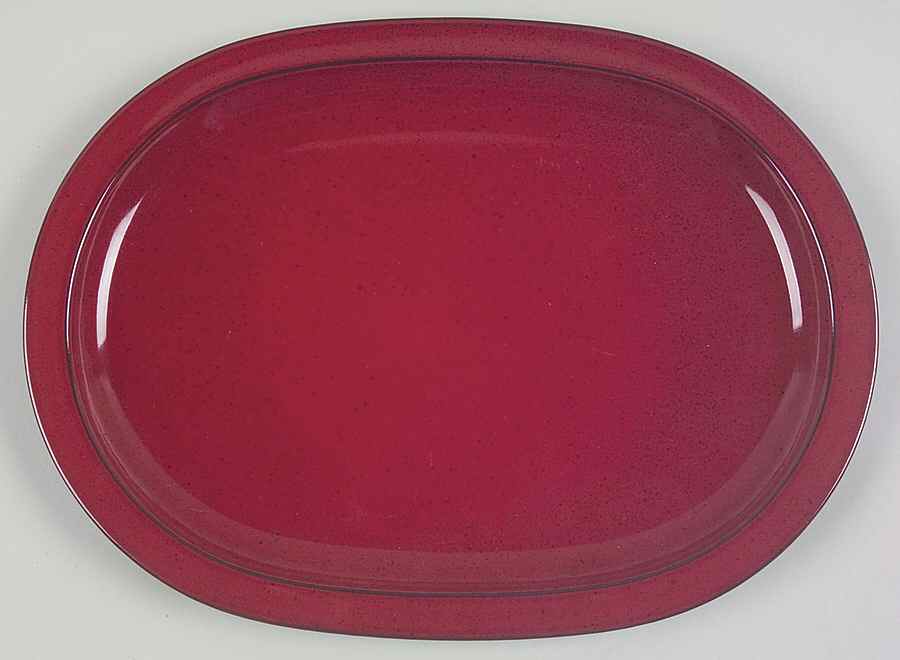 Chromatic  15" Oval Serving Platter by Mikasa-1