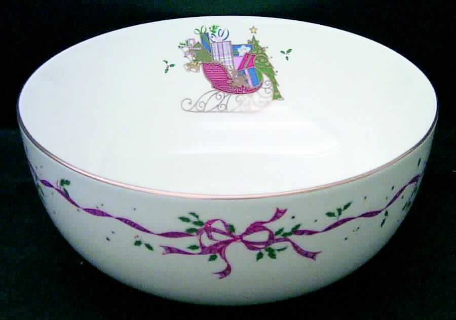 Christmas Cheer 8" Round Vegetable Bowl by Mikasa-1