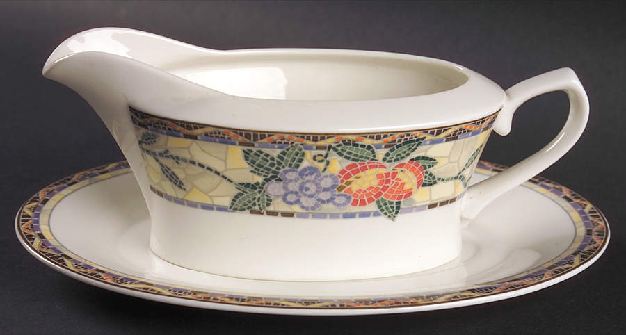 Chelsea Court Gravy Boat & Underplate by Mikasa-1