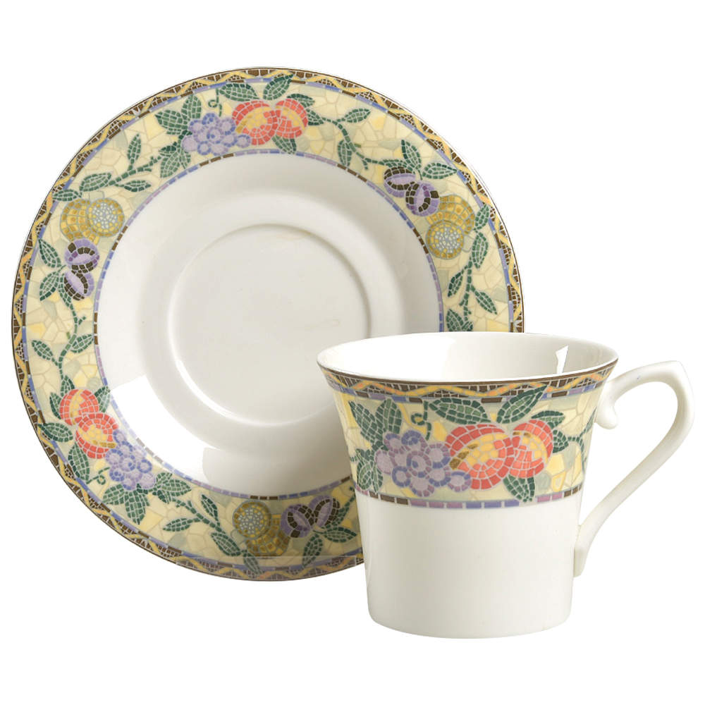 Chelsea Court Flat Cup & Saucer Set by Mikasa-1