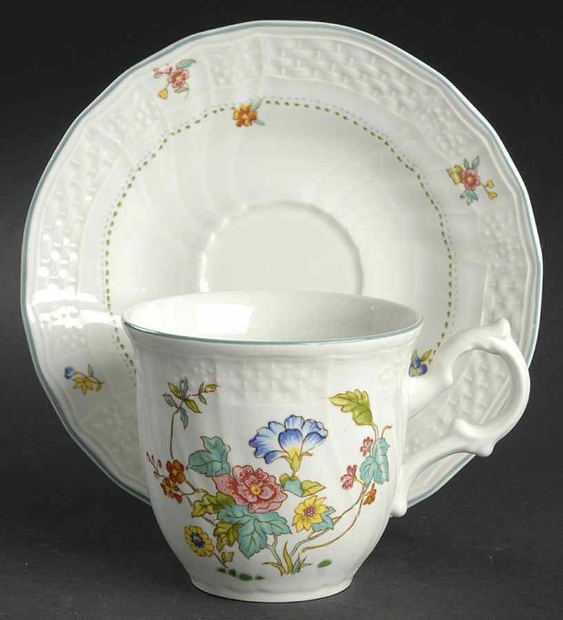 Chelsea Flat Cup & Saucer Set by Mikasa-1