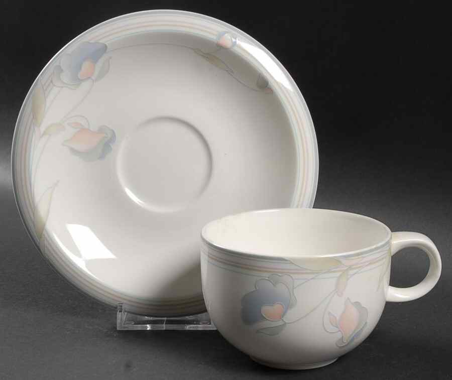 Cheers Flat Cup & Saucer Set by Mikasa-1