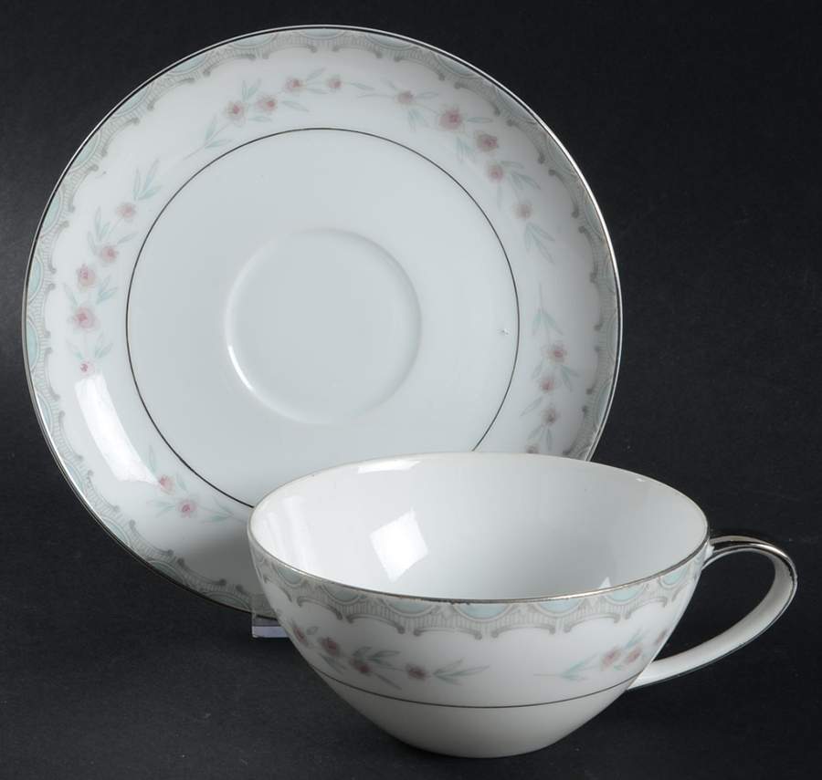 Chelsea Flat Cup & Saucer Set by Mikasa-1