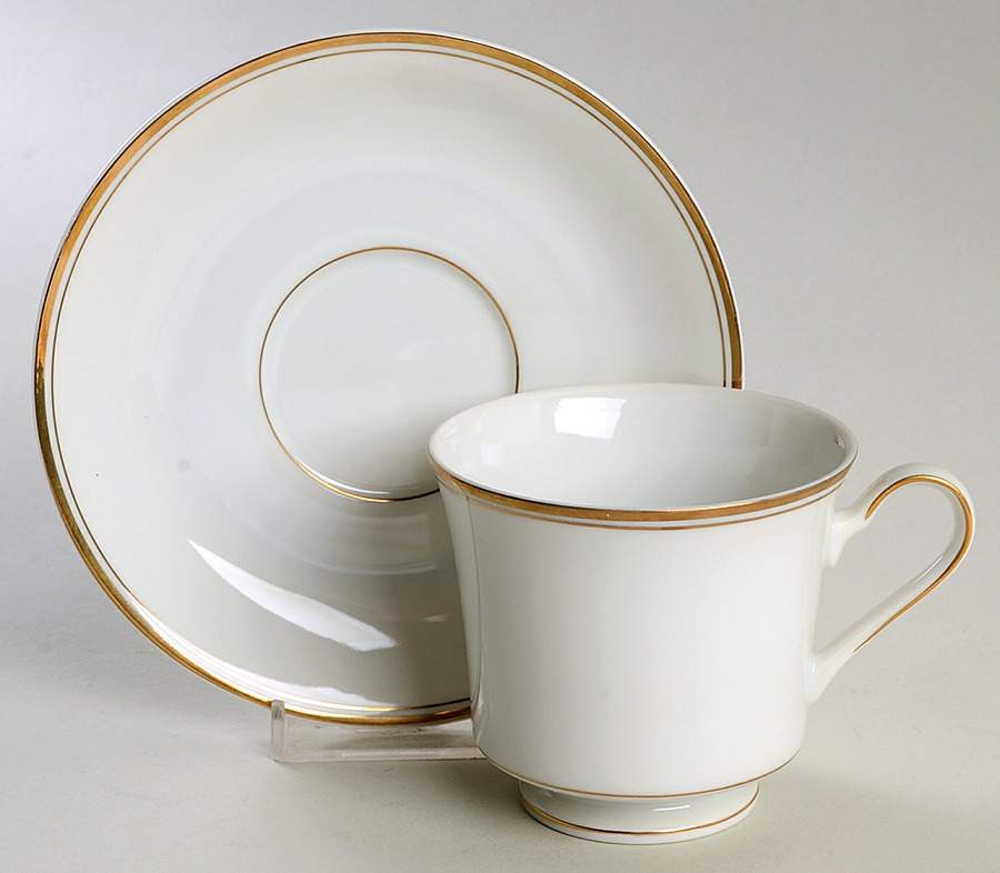 Cherish Footed Cup & Saucer Set by Mikasa-1