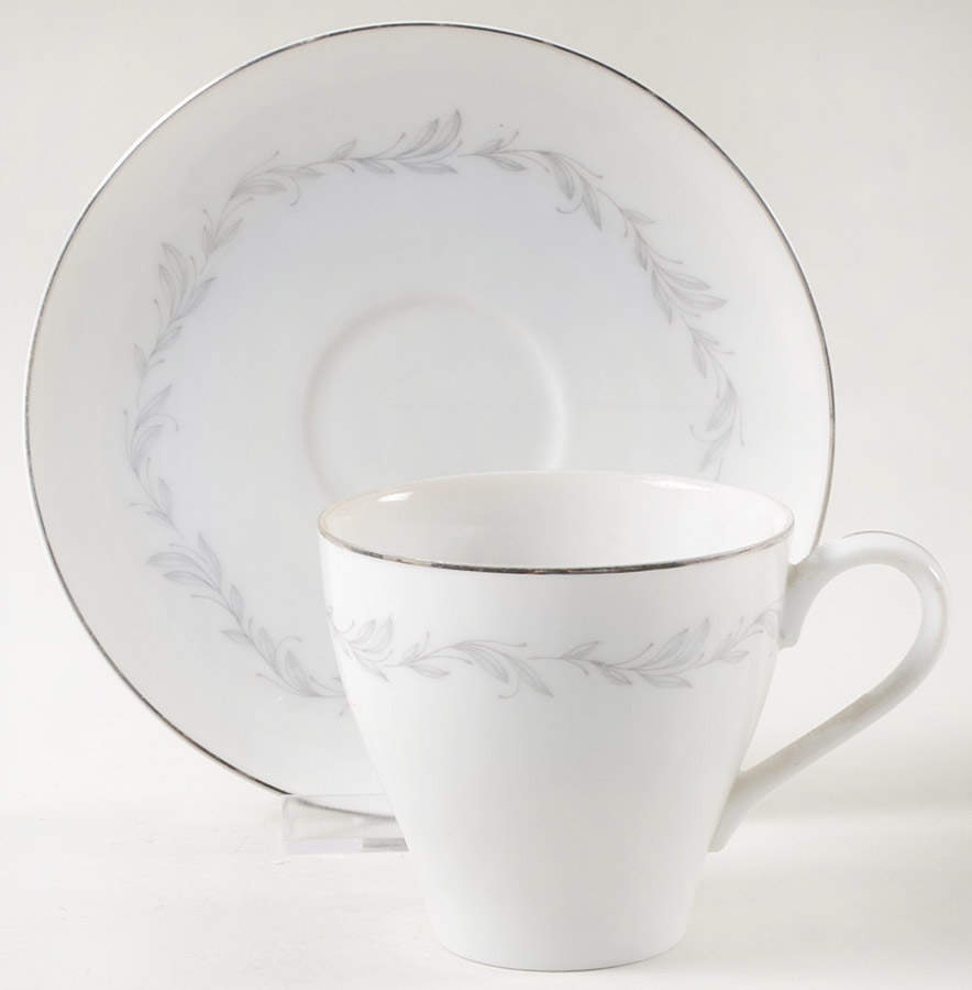 Cherish Flat Cup & Saucer Set by Mikasa-1