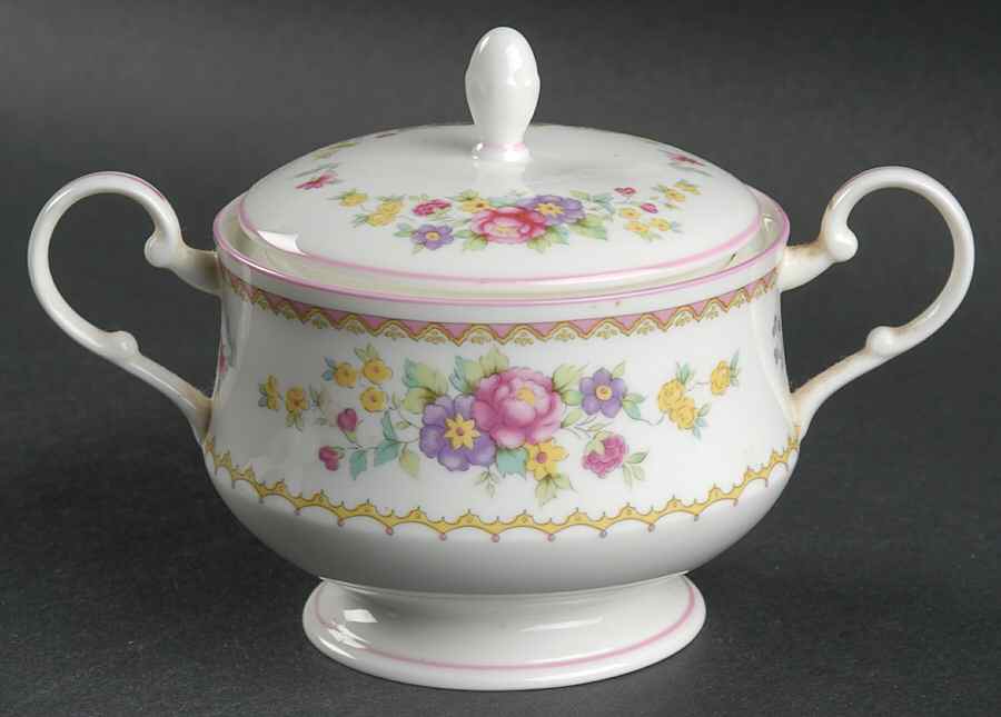 Cheshire Sugar Bowl & Lid by Mikasa-1