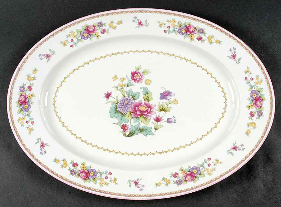 Cheshire 17" Oval Serving Platter by Mikasa-1