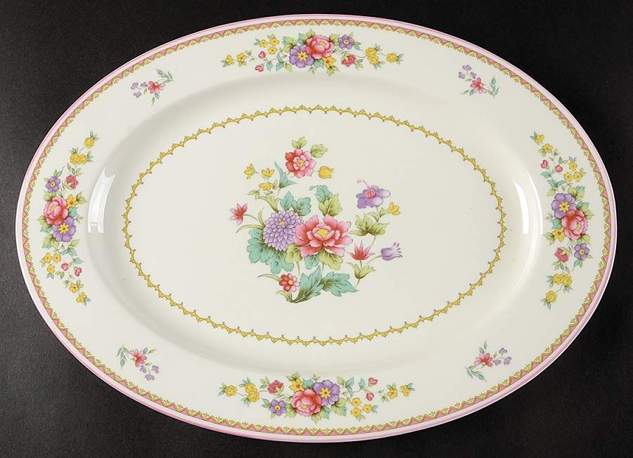 Cheshire 14" Oval Serving Platter by Mikasa-1