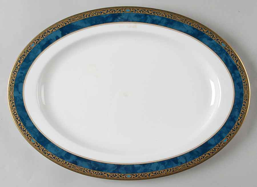 Chevalier 15" Oval Serving Platter by Mikasa-1