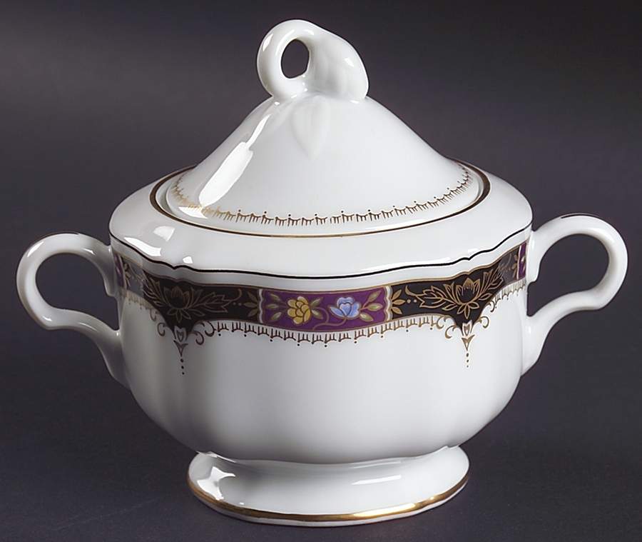 Chateau La Fite Sugar Bowl & Lid by Mikasa-1