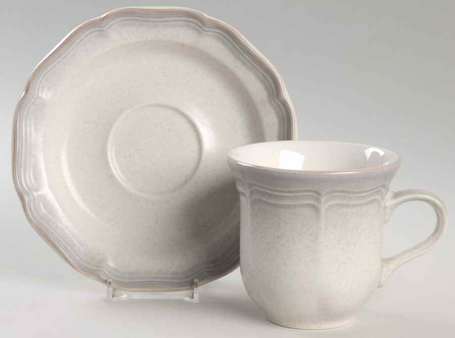 Chateau Garden Flat Cup & Saucer Set by Mikasa-1