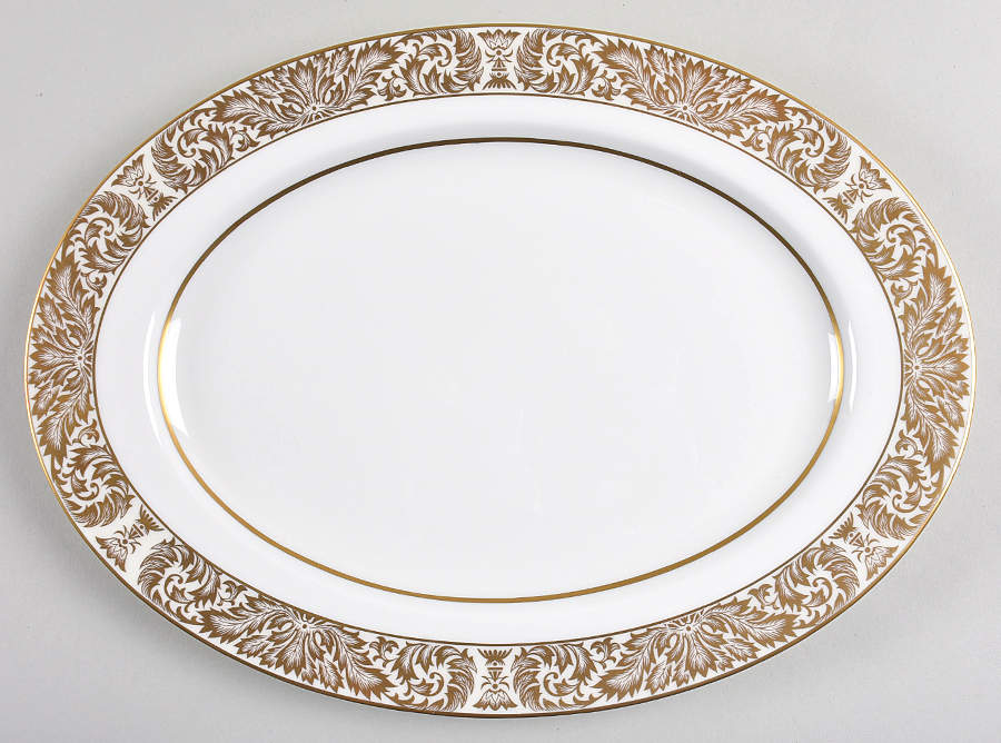 Chestnut Hill 12" Oval Serving Platter by Mikasa-1