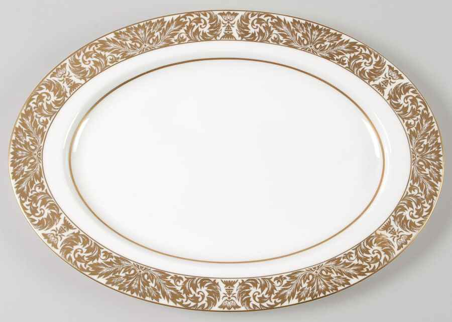 Chestnut Hill 14" Oval Serving Platter by Mikasa-1