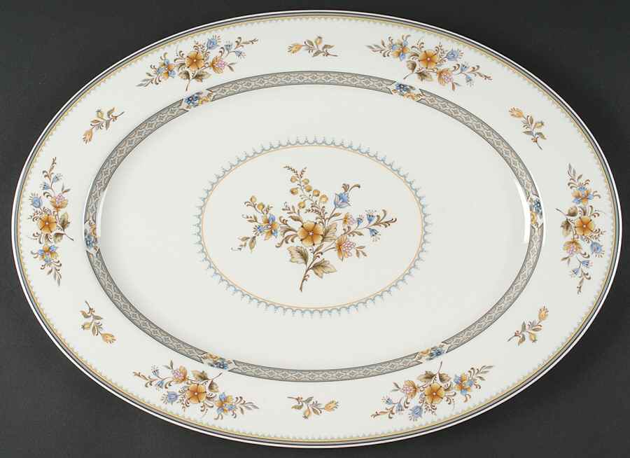 Chippendale 17" Oval Serving Platter by Mikasa-1