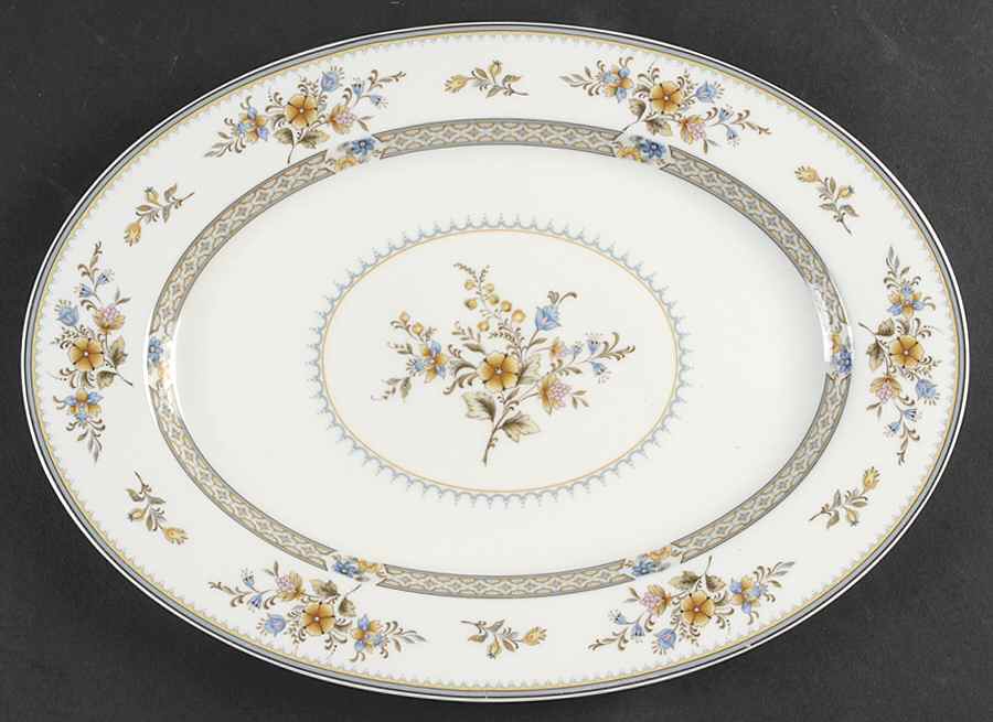 Chippendale 12" Oval Serving Platter by Mikasa-1