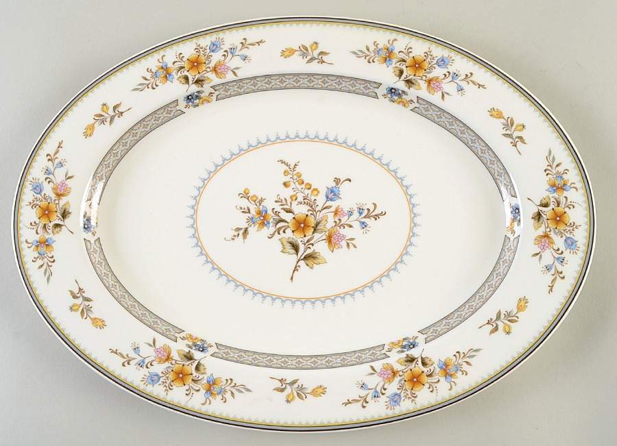 Chippendale 15" Oval Serving Platter by Mikasa-1