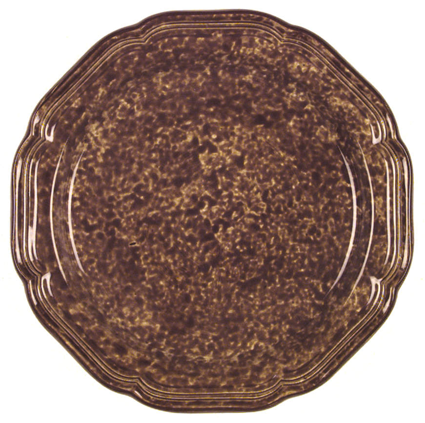 Chocolate Marble Dinner Plate by Mikasa-1