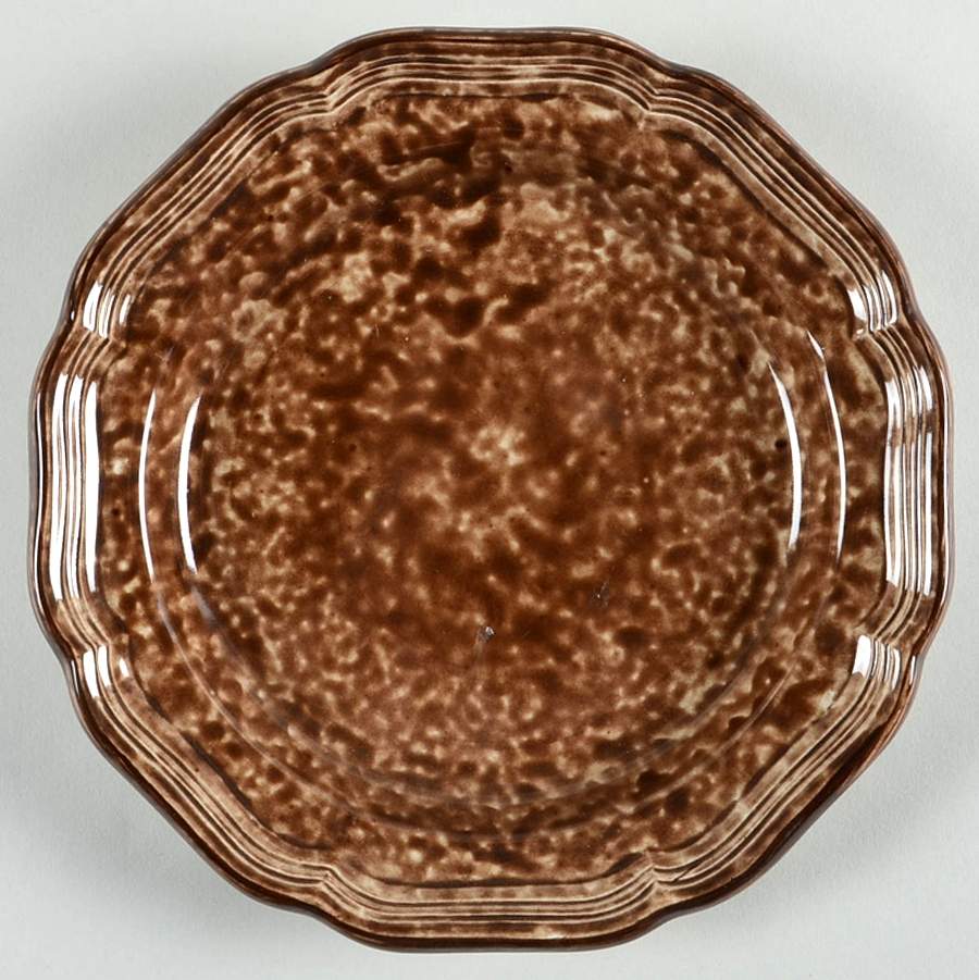 Chocolate Marble Salad Plate by Mikasa-1