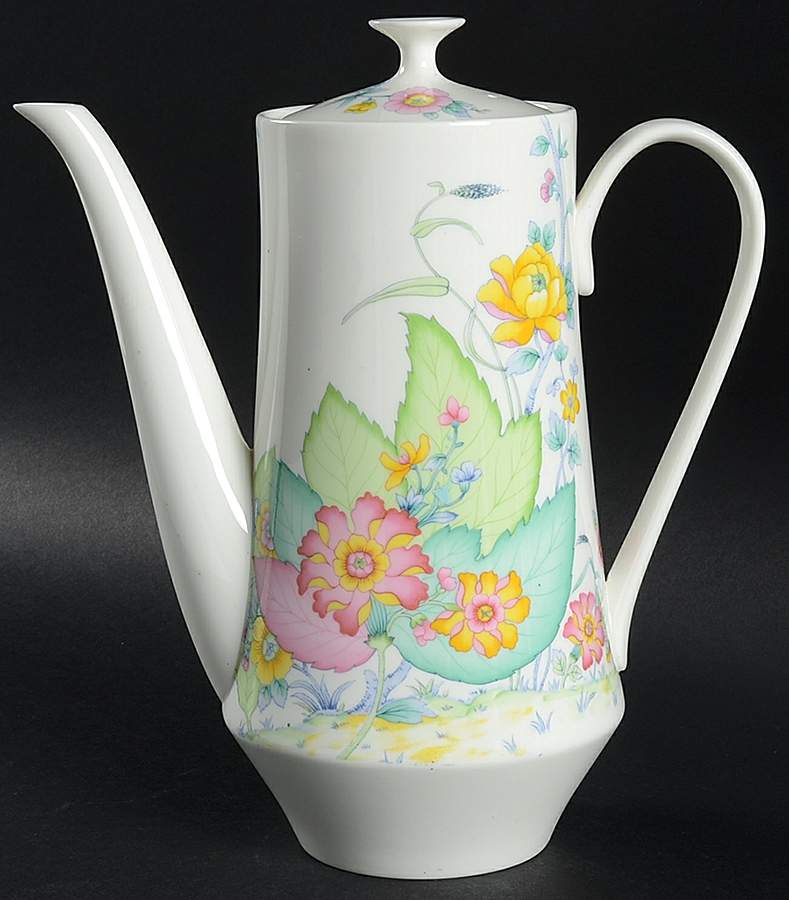 Chinese Poetry Coffee Pot & Lid by Mikasa-1