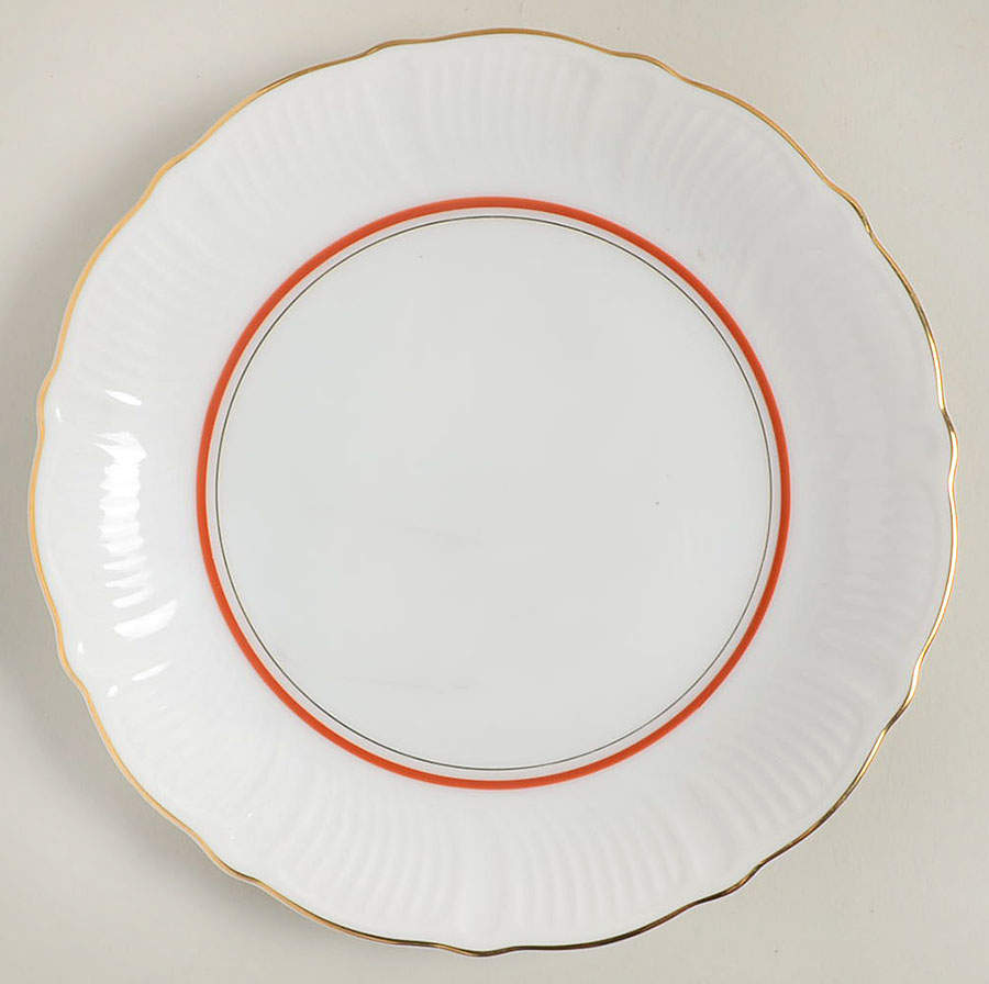 Chinese Red Bread & Butter Plate by Mikasa-1